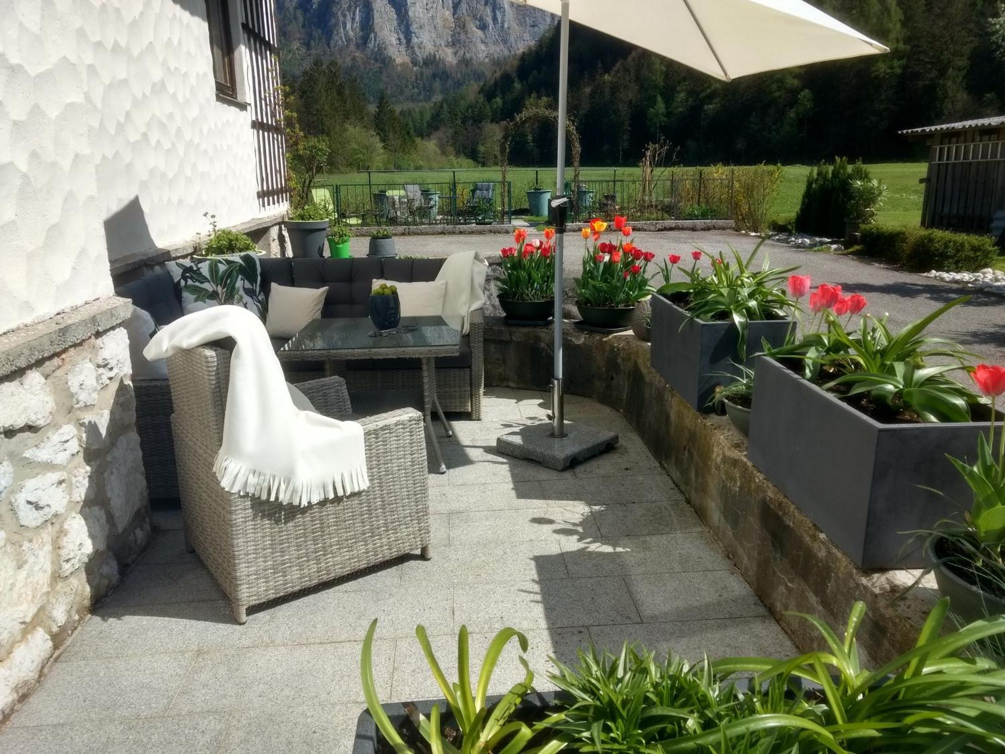 Apartamento Haus Alpenblick Obertraun Exterior foto